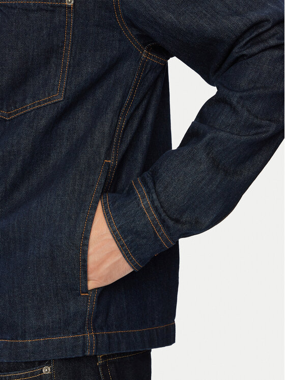 Guess Jeans Guess Jeans Jeansjacke M6YN01 D1316 Dunkelblau Regular Fit
