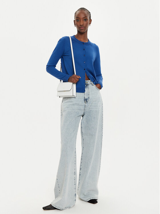 Sisley Sisley Kardigāns 17Q3M5203 Zils Regular Fit