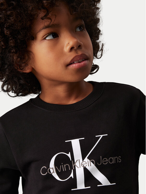 Calvin Klein Jeans Calvin Klein Jeans Felpa Monogram IU0IU00675 M Nero Regular Fit