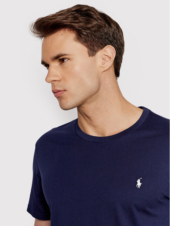 Polo Ralph Lauren Polo Ralph Lauren Tričko Sle 714844756002 Tmavomodrá Regular Fit