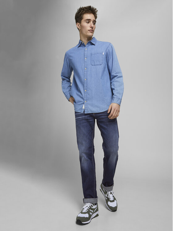 Jack&Jones Jack&Jones Traperice Clark 12177444 Tamnoplava Regular Fit