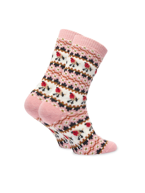 Barbour Barbour Довгі шкарпетки Robin Fair Isle LSO0077PI11 Світло-рожевий