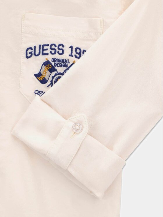 Guess Kids Guess Kids T-Shirt 185069 Biały Classic Fit