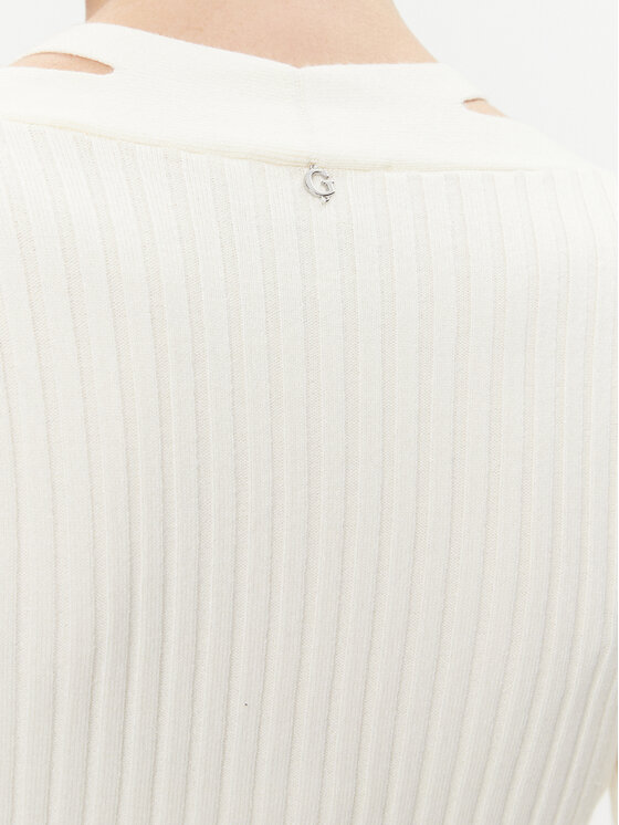 Guess Guess Sweter W3BR30 Z2V42 Écru Regular Fit