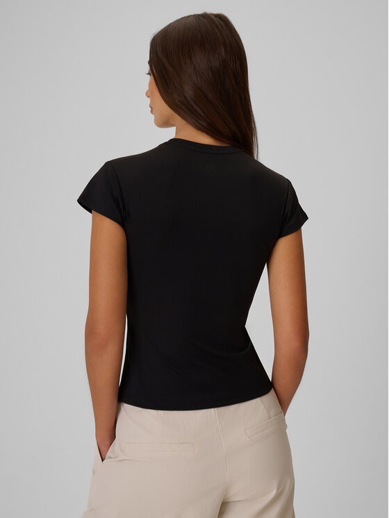 4F 4F T-Shirt COMMERCIAL Czarny Slim Fit
