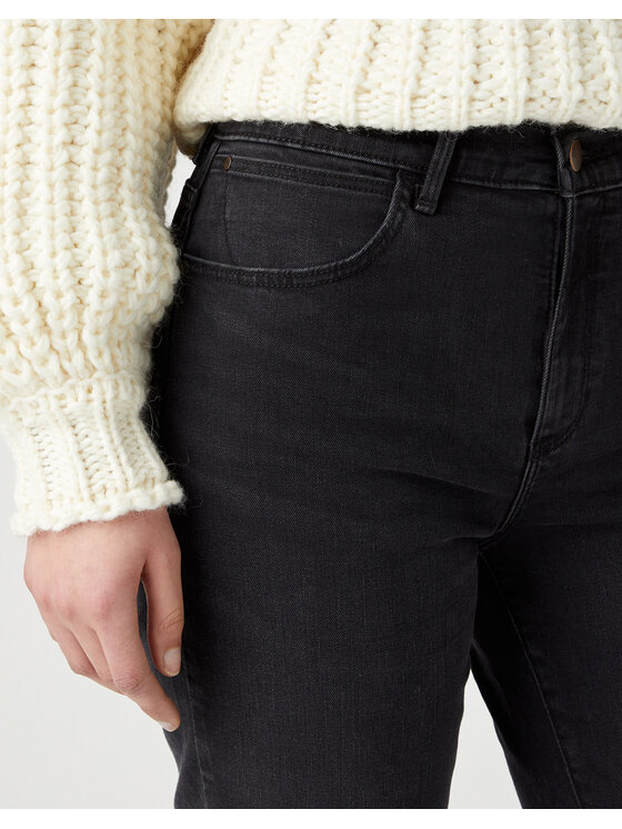 Wrangler Wrangler Jeansy STRAIGHT Czarny Straight Leg