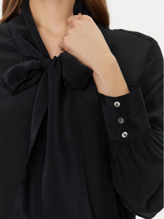 Gap Gap Bluză 618636-01 Negru Regular Fit