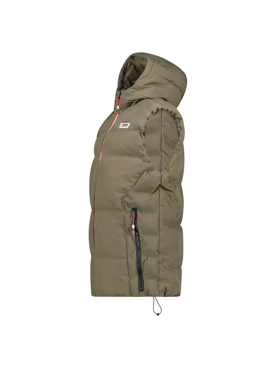 Geographical Norway Geographical Norway Kamizelka WZ6239H/GN-KAKI Zielony Reglan Fit