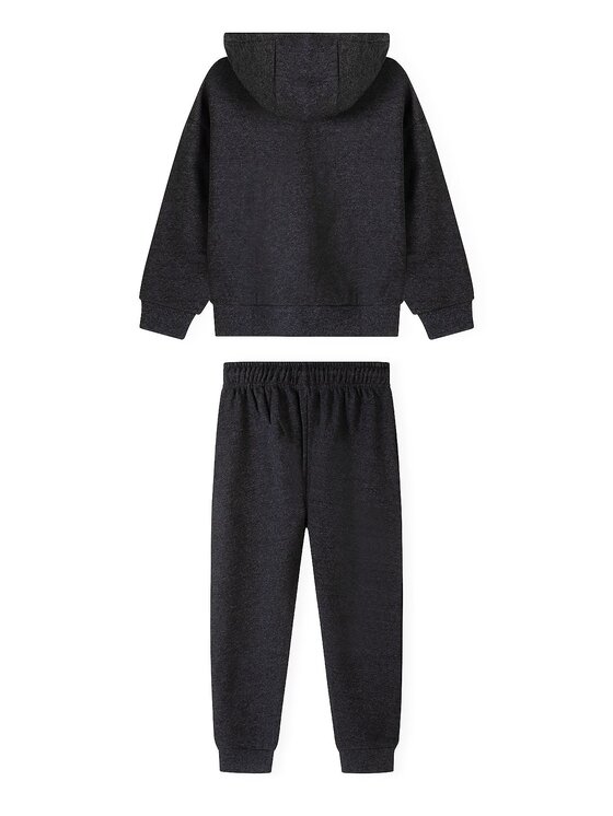 minoti minoti Komplet dresowy 33FLEECE297 Szary ciemny Slim Fit