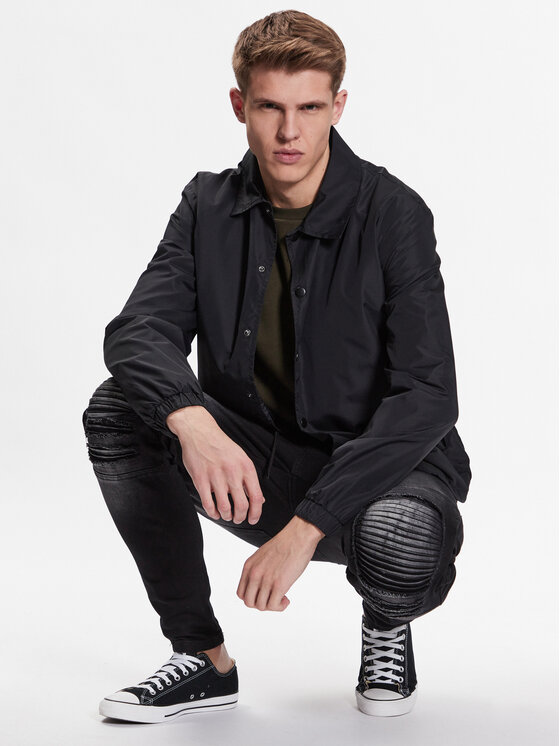 Brave Soul Brave Soul Μπουφάν μεταβατικό MJK-BOND Μαύρο Regular Fit