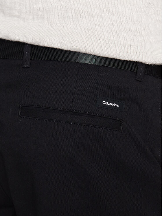 Calvin Klein Calvin Klein Шорти от плат Modern Twill K10K111788 Черен Slim Fit