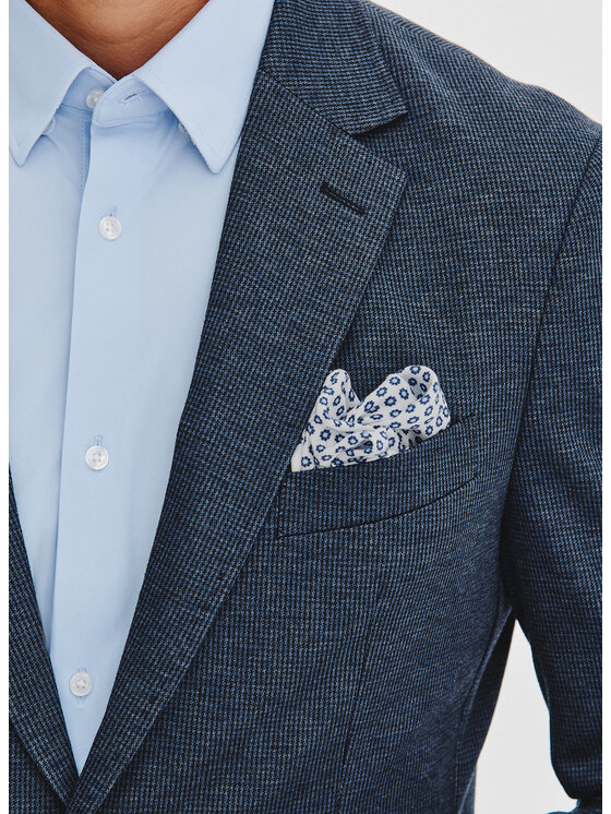 Pako Lorente Pako Lorente Marynarka P25WF-3X-014 Granatowy Slim Fit