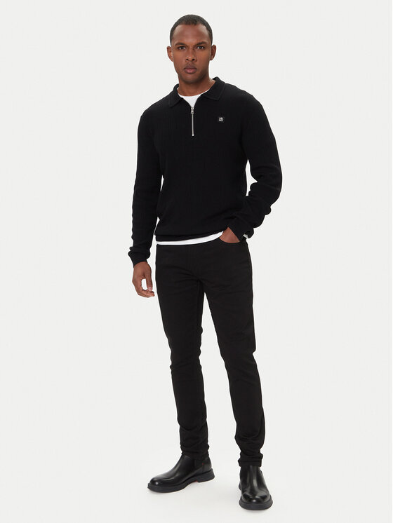 HUGO HUGO Pulover Sastoro 50524556 Negru Regular Fit