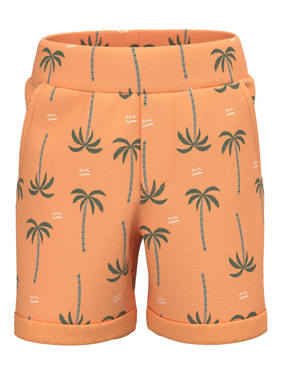 NAME IT NAME IT Riidest šortsid 13216952 Oranž Regular Fit