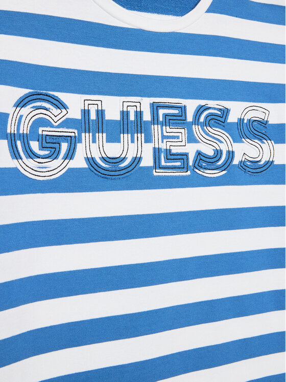 Guess Guess Sukienka letnia J3GK21 KBOR3 Niebieski Regular Fit