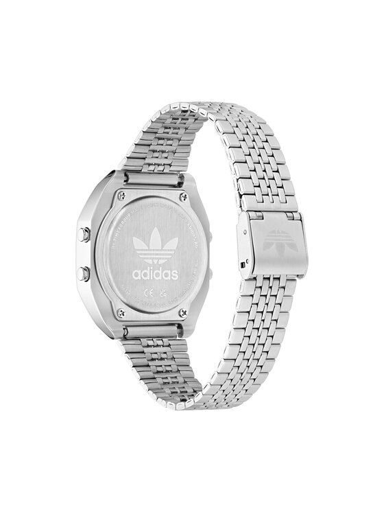 adidas adidas Ρολόι Originals Street Digital Two AOST23556 Ασημί