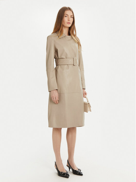 Marella Marella Tenchcoat Baltico 2513441031 Beige Regular Fit