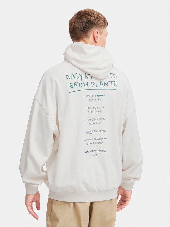 Solid Solid Суитшърт Idir 21108130 Бял Relaxed Fit