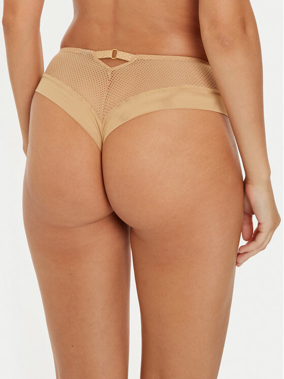 Chantelle Chantelle Figi brazylijskie Fleurs Signature C12Q40 Beżowy