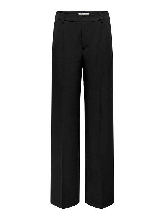 ONLY ONLY Spodnie materiałowe 15258191 Czarny Wide Leg