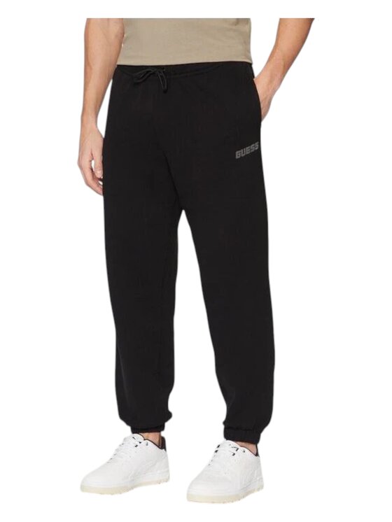 Guess Active Guess Active Spodnie dresowe z5gb04k6zs1-jblk Czarny Regular Fit