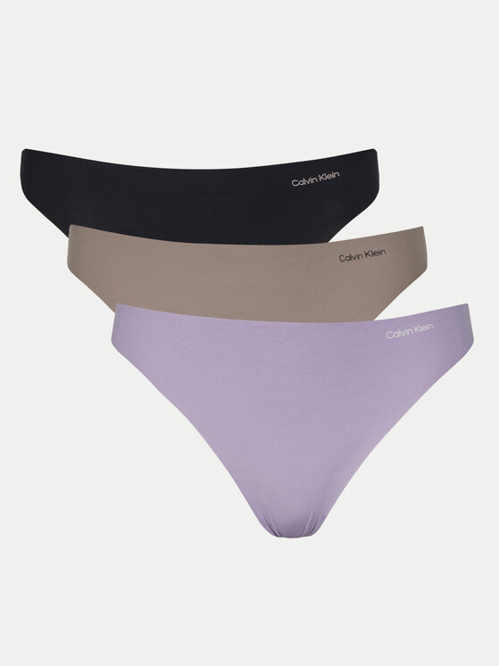 Komplet 3 par stringów Calvin Klein Underwear