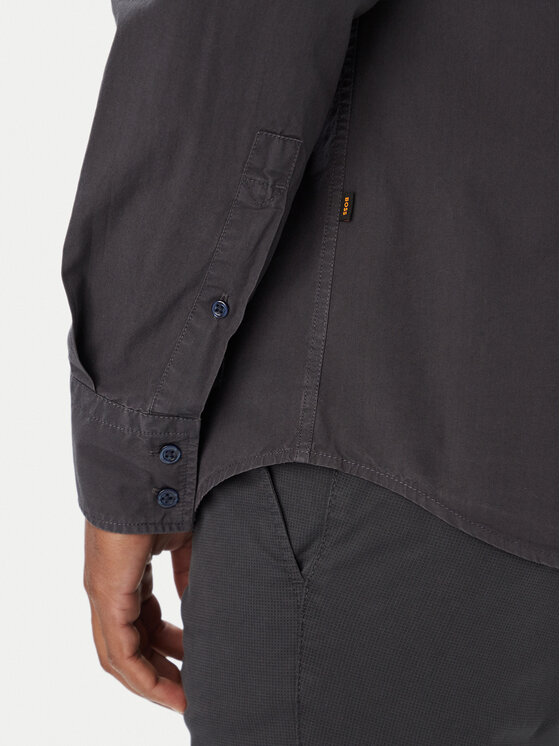 BOSS BOSS Koszula Relegant 50518304 Granatowy Regular Fit