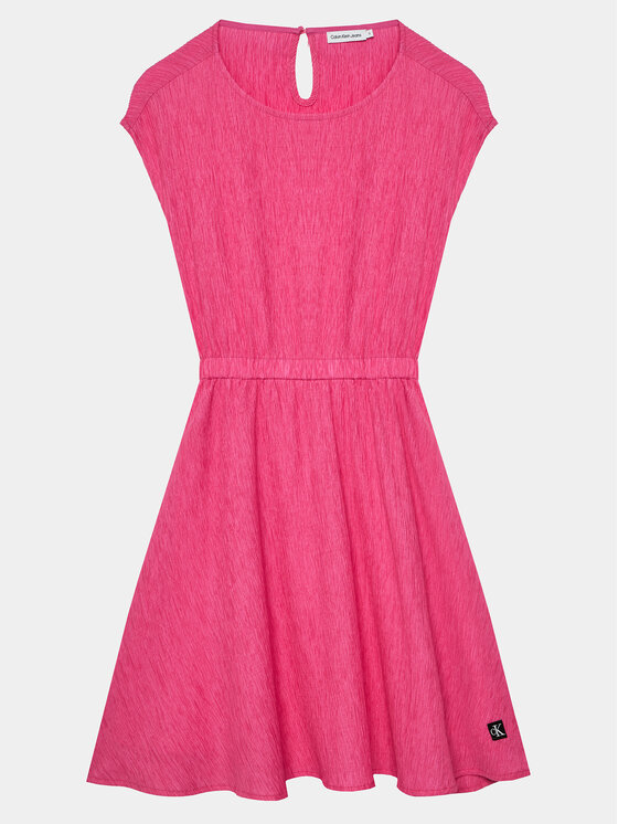 Calvin Klein Jeans Calvin Klein Jeans Rochie de zi IG0IG02484 Roz Regular Fit