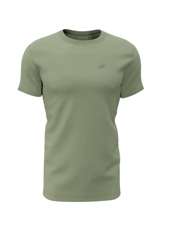 4F 4F T-Shirt 4FWSS25TTSHM3096-44S Πράσινο Regular Fit