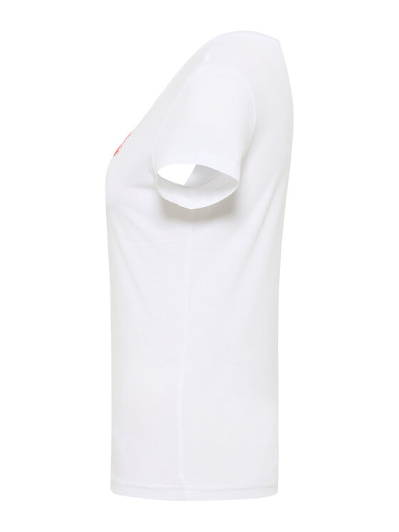 Mustang Mustang T-shirt Style Loa Bianco Regular Fit