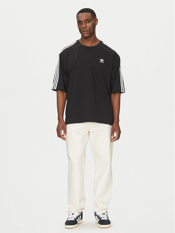 adidas adidas Tricou adicolor IZ1832 Negru Oversize