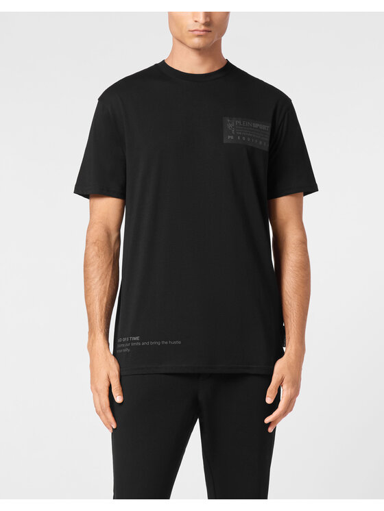 Plein Sport Plein Sport T-Shirt 14263 Czarny Regular Fit