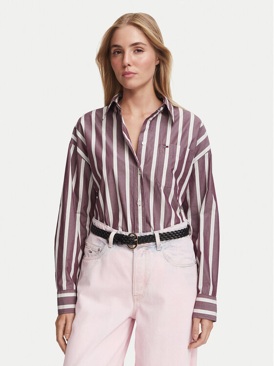 Tommy Jeans Tommy Jeans Särk Essential DW0DW23340 Lilla Oversize