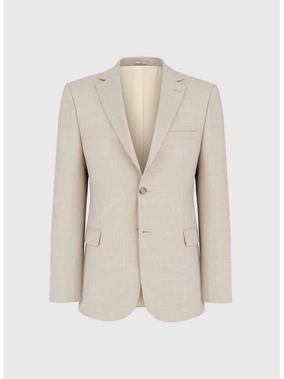 Pako Lorente Męska Marynarka, rozmiar 170.54, Beżowa, P25SF-3G-034