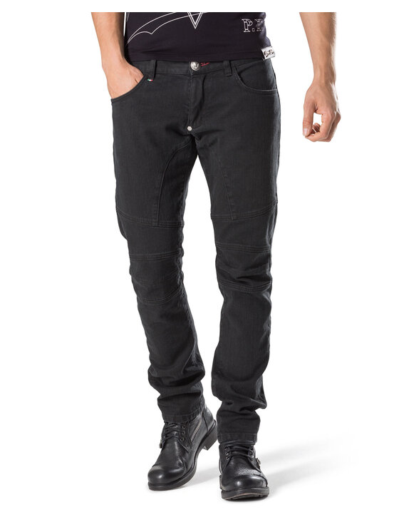 PHILIPP PLEIN PHILIPP PLEIN Džínsy 30807 Čierna Skin Fit