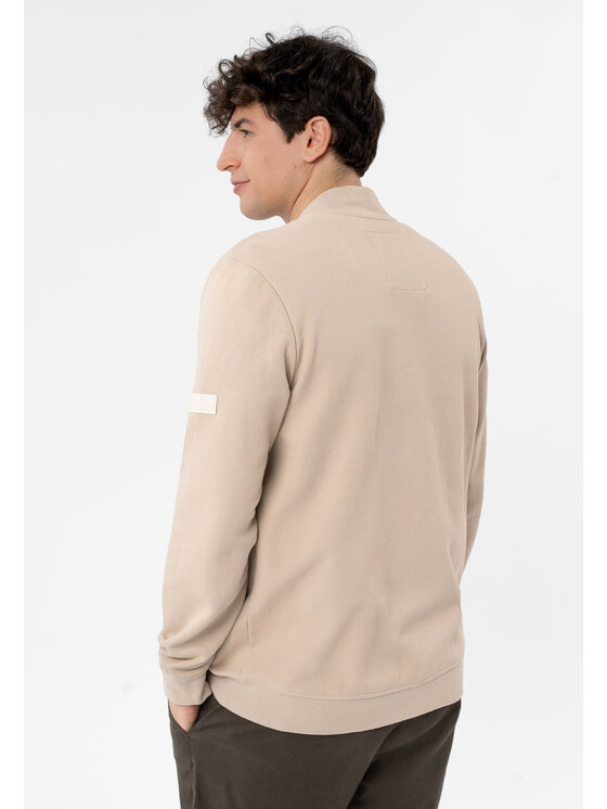 Volcano Volcano Bluza B-BONET Beżowy Regular Fit