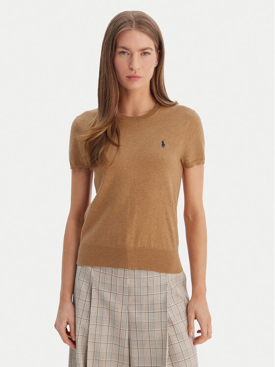 Polo Ralph Lauren Polo Ralph Lauren Marškinėliai 211971872007 Smėlio Slim Fit