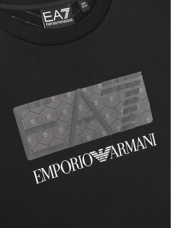 EA7 Emporio Armani EA7 Emporio Armani T-särk 7B000044 AF10378 UC001 Must Regular Fit