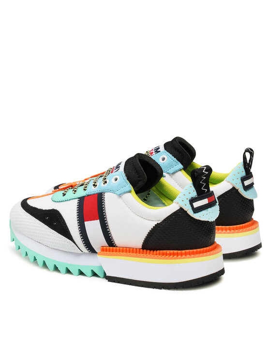 Tommy Jeans Laisvalaikio batai Fashion Tommy Jeans Runner EN0EN01196 Balta  • Modivo.lt