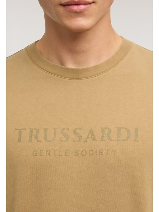 Trussardi Trussardi T-shirt G0758000232N041 Crema Over Fit