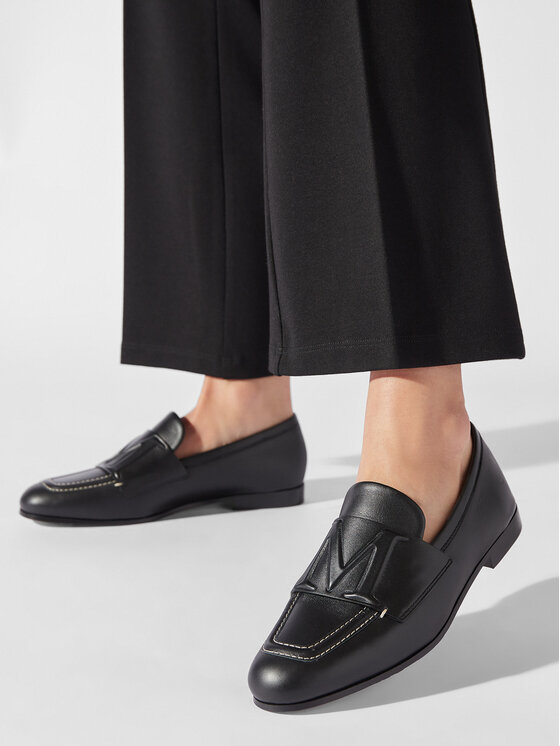 Max Mara Max Mara Лоуфъри Lize 2345211736600 Черен