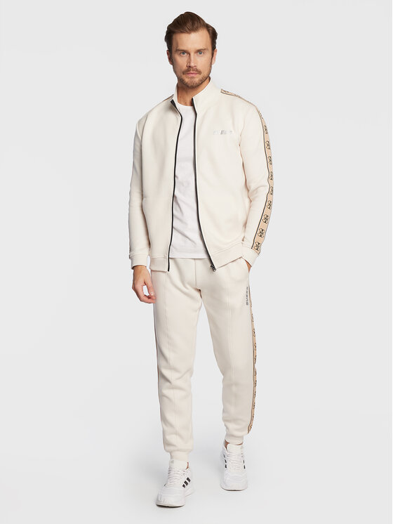 Guess Guess Majica dugih rukava Mickey Z2YQ10 KB3P2 Écru Regular Fit