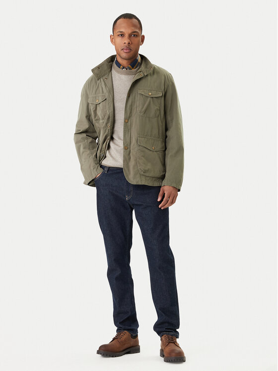 Barbour Barbour Bunda pro přechodné období Ogston MCA1039OL31 Zelená Tailored Fit