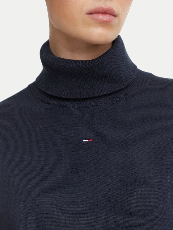 Tommy Jeans Tommy Jeans Golf Essetnial DW0DW23361 Tumesinine Relaxed Fit