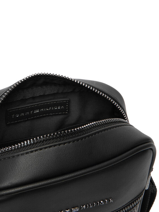 Tommy Hilfiger Tommy Hilfiger Torbica za okrog pasu Th Woven Mini Reporter AM0AM14095 Črna