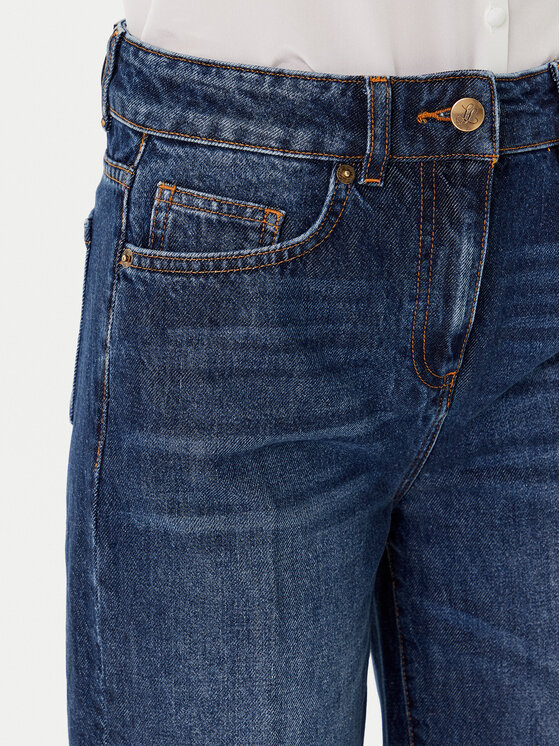 Luisa Spagnoli Luisa Spagnoli Traperice Ortografia 542372 Tamnoplava Wide Leg
