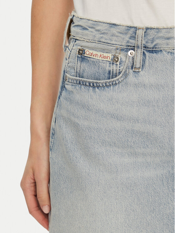 Calvin Klein Jeans Calvin Klein Jeans Spódnica jeansowa J20J224534 Niebieski Regular Fit
