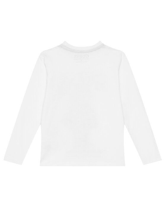 Guess Guess Bluză N5BI04 I3Z14 Alb Regular Fit