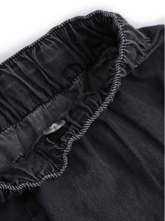 Coccodrillo Coccodrillo Szorty jeansowe WC5119401TGJ Czarny Regular Fit