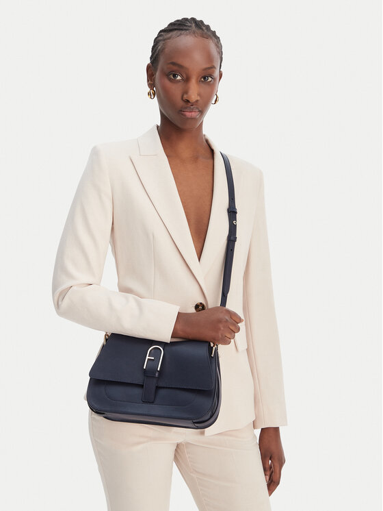 Furla Furla Torbica Flow M Top WB00996 BX2045 BG 4852S Tamnoplava